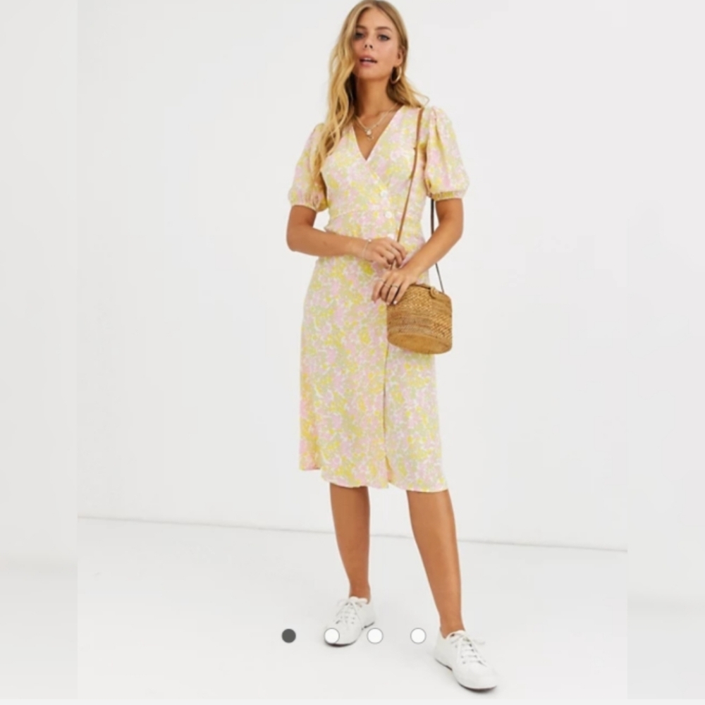 Faithfull The Brand Fran Midi Dress S (4)